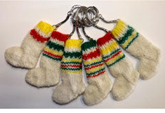 Love Socks Key Rings