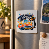 Tristan da Cunha Penguin Fridge Magnet
