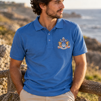 Polo T-Shirt - Island Crest Design