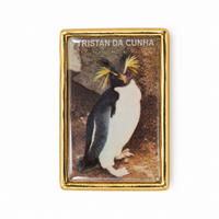 Pin Badges - Penguin & Crest