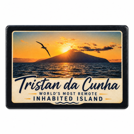 Tristan da Cunha Sunset Fridge Magnet