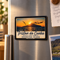Tristan da Cunha Sunset Fridge Magnet