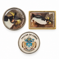 Pin Badges - Penguin & Crest