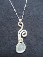 Archipelago Pendant - Silver Chain