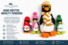 Hand Knitted locally made 'Novelty' Penguins