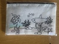 Pencil Case that can be coloured in- markers included