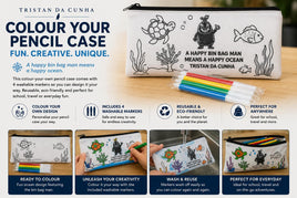 Pencil Case that can be coloured in- markers included