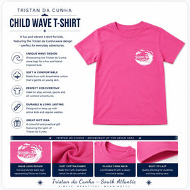 Children's Short-sleeved T-shirt: Tristan Wave Badge